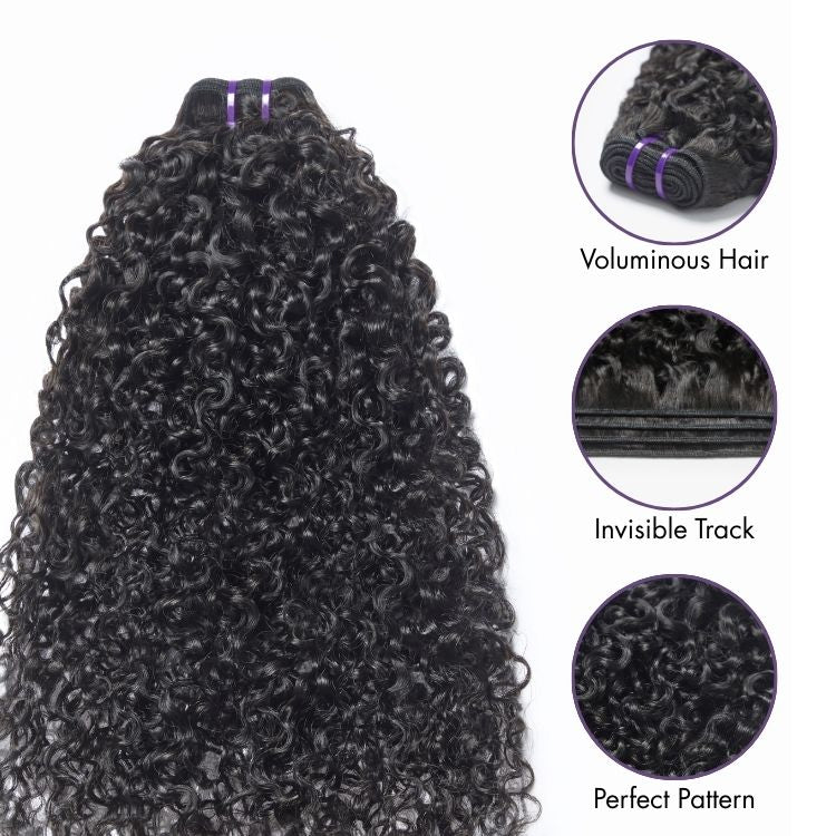 Messy Burmese Curly Bundles 100% Virgin Human Hair Bundles 1pc / 3pcs
