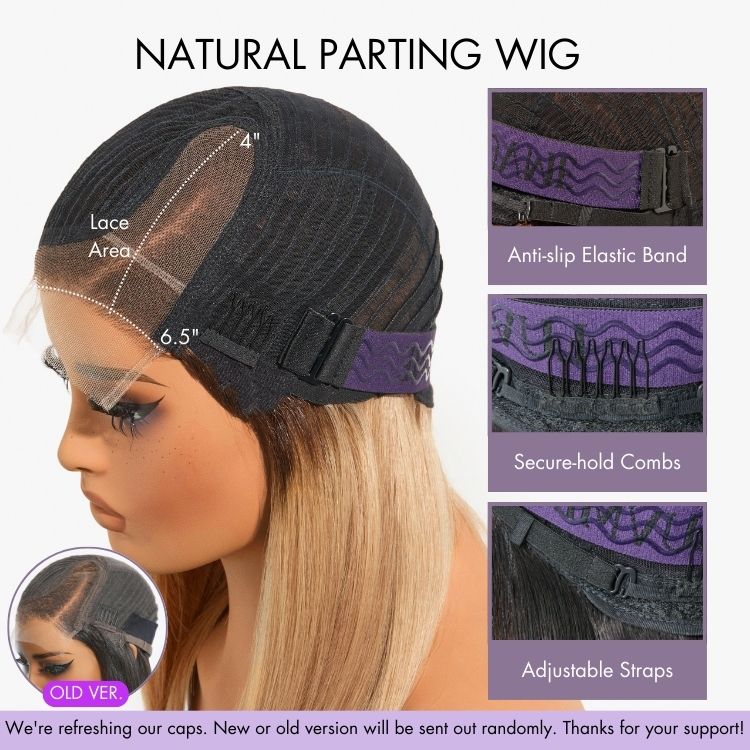 Effortlessly Chic Butterfly Haircut Pre-Layered Cut Brown Highlight Glueless Minimalist HD Lace Shoulder Length Wig