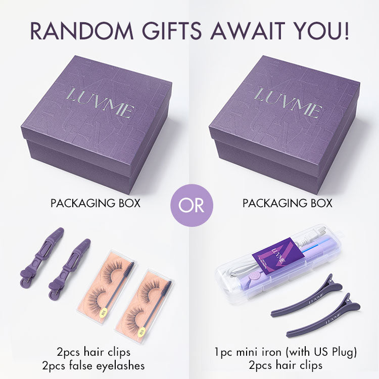 Body Wave / Messy Curly / Silky Straight / Yaki Straight / Kinky Curly Invisible Edge Clip in Hair Extensions Human Hair 110g 6pcs with Free Gift