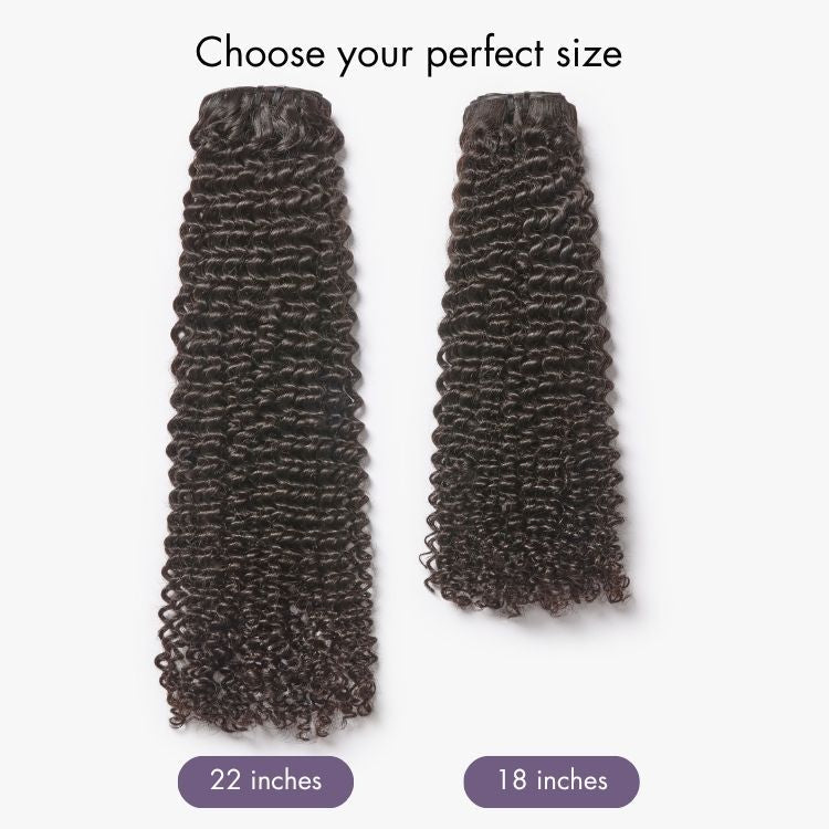 Luvme Too Easy Texture™ Silky Straight / Body Wave / Yaki Straight / Messy Curl / Kinky Curly Invisible Edge Clip in Hair Extensions Human Hair 110g 6pcs with Free Gift