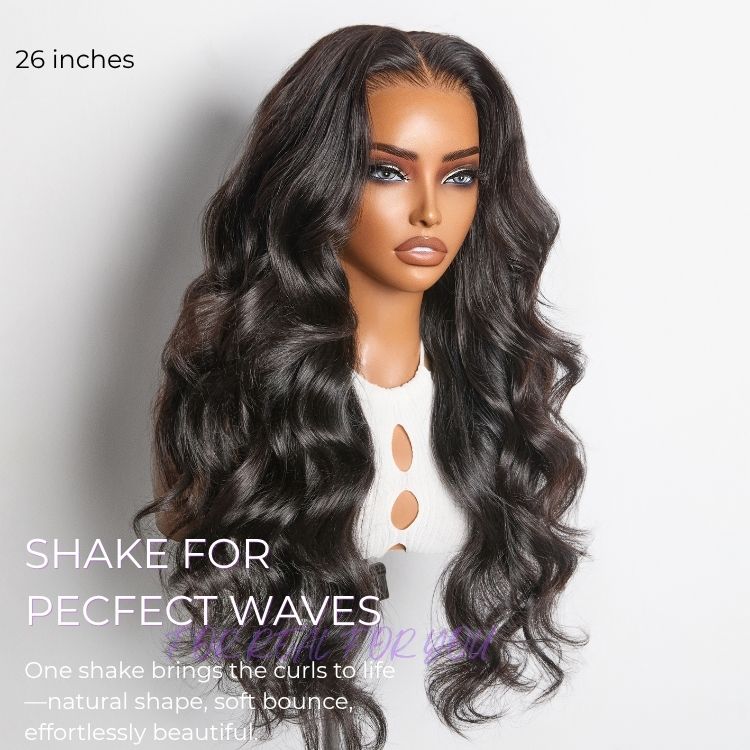 NatureMAX™ 200% / 250% Density Loose Wave Glueless Ear-to-ear 13x4 / 13x6 HD Lace Front Wig Pre-Cut Lace Flexi-Fit Drawstring Cap